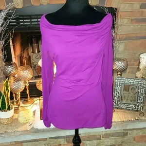 Athleta off the Shoulder Rouged Top